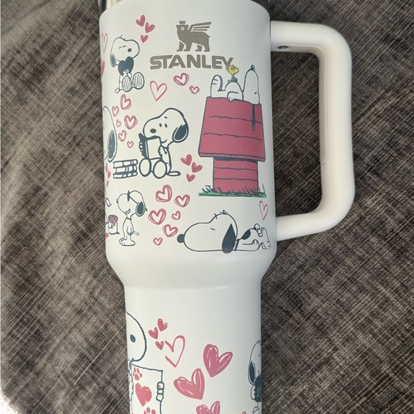 Stanley White and Pink Snoopy Tumbler - Picture 2 of 6